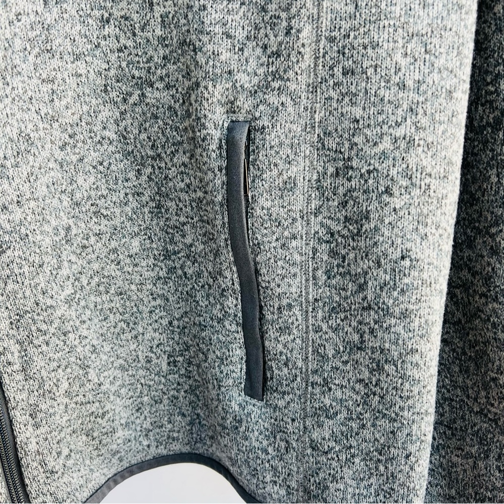 Sold-Patagonia worn wear Better Sweater full zip in heather gray - Picture 7 of 11